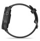 Forerunner® 965 - Carbon Grey DLC Titanium Bezel with Black Case and Black/Powder Grey Silicone Band - 010-02809-10 - Garmin